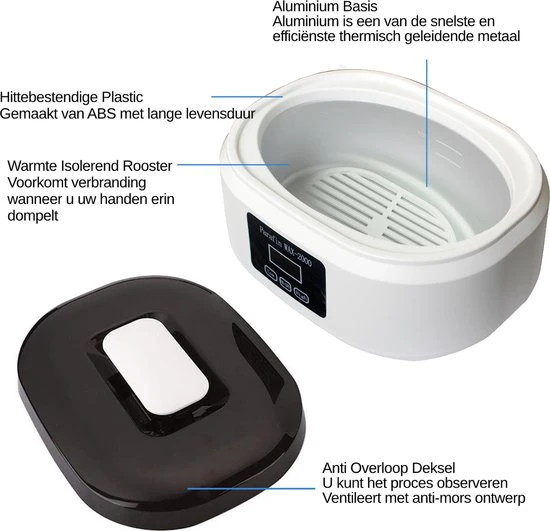 Faseras Paraffinebad - Met Display - Voor Handen/Voeten - Wit - Image 7