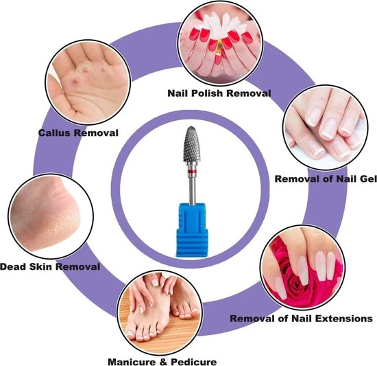 Goodbitz Bitje Nagelfrees - 1 Stuk - Flame Bit - Bitjes Set - Bitjes Nagelfrees - Bitjes Nagelfrees Tungsten - Nagelbitjes - Opzetstukken Nagelfrees - Tungsten Frees - Bitjes Nagelvijl - Nagelfrees Bitjes - Tungsten Nagelfrees Bitjes - Bitjes Set - Image 5