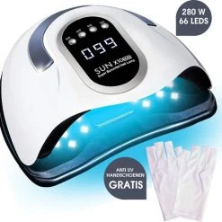 SUN X10 MAX UV Lamp Gelnagels - 280 Watt - Gellak Lamp - Nagellamp