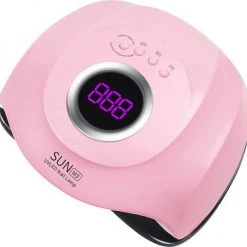 CACCIO® NAILS 2021 UV/LED Lamp - 180W/45LED - Snel Drogend - Nagelstudio - Professioneel - 2 In 1 Nagel Lamp - Manicure/Pedicure Handen En Voeten - Gellak - Gelnagels - Acrylnagels-Top Coat-Led Nagellamp-Uv Nagellamp-Nagels-Nagellak Droger-Tafel Lamp-nageldroger