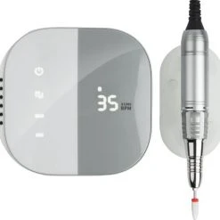 CACCIO? NAILS Victoria Nails Pro 2021 Grijs Premium Electrische Nagelfrees - 35000RPM - Inclusief 4 Bitjes - Manicure /Pedicure Voeten En Handen - Electrische Nagelvijl - Acrylnagels - Gelnagels - Nepnagels - Professioneel