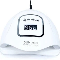 No Label Yousupply 80 Watt UV LED Lamp Nagels - SUN X5 MAX - 45LED - Nagel - UV- LED Lamp - Wit - Nagellamp - Nail Dryer - Nagels - Salon - Lamp -