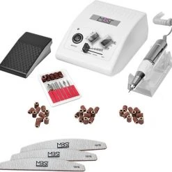 MEGA BEAUTY SHOP? Nagelfrees JD500 - 35W - 30.000 RPM - Elektrische Frees - Wit - Nagelvijl