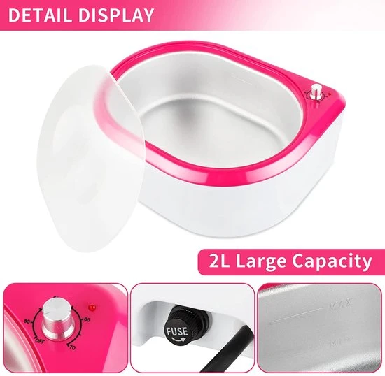 AYITOO Paraffinebaden Waxbad 265 W Voor Handen En Voeten Met Accessoires, Elektrisch Waxbad Met Paraffinewas, Paraffine Wasbad Voor Handen En Voeten Apparaat Roze - Image 7
