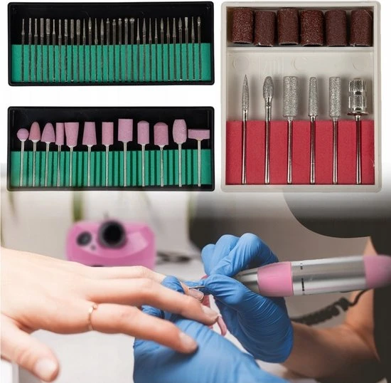 Ilso Electrische Nagelfrees Roze - Inclusief Bitjes En Schuurrolletjes - Nagelvijl - 65W - Manicure - Pedicure - Image 5