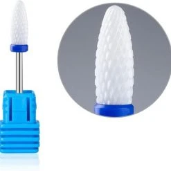 DW4Trading Keramische Kegel Frees Voor Elektrische Freesmachine - Pedicure - Manicure - Nagel Frees - Middel Korrel - Blauw