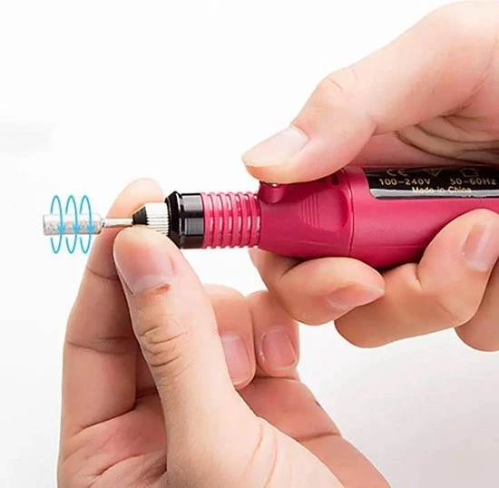 Merkloos Elektrische Nagelvijl - Nagelfrees Machine - Nagelvijl Set - Manicure - Pedicure -pedicureset Elektrisch - Nagelfrees Elektrische - Nagelfrees - Image 2