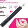 Vivefly Healthcare Nailisha Elektrische Nagelvijl - Pedicure En Manicure - Nagels - Nagelfrees - Eelt Verwijderen- 15.000 Touren- Acrylnagels - Gelnagels- Draadloos