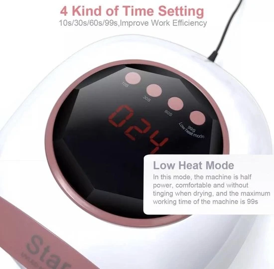 TechniTe Professionele Nageldroger 72W LED UV Lamp - Gel Nagellak - Gelpolish - Gel Nagels - Builder Gel - Acry - Image 2