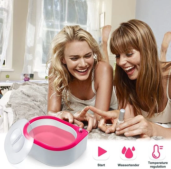 AYITOO Paraffinebaden Waxbad 265 W Voor Handen En Voeten Met Accessoires, Elektrisch Waxbad Met Paraffinewas, Paraffine Wasbad Voor Handen En Voeten Apparaat Roze - Image 3