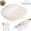 Bone Vista Premium Elektrische Nagelfrees 35000RPM Inclusief 4 Bitjes - Pedicureset Electrisch Voeten/Handen - Nagel/Nail Drill Geschikt Voor Acrylnagels/Gelnagels/Kunstnagels - Met Touchscreen - Pink
