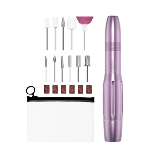 ByPi Elektrische Nagelvijl - Manicure Set - Pedicure Set - Pedicure Apparaat - Gel Nagels - Acryl Nagels - Nagelvijlen - Nagelfrees - Elektrische Vijlen - Roze - Image 10