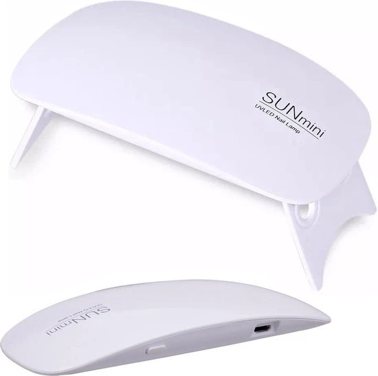 Merkloos Nail Polish UV Lamp 18W - Sun Mini 18W 6 Leds - Premium UV Nagellamp Voor Gel Nagellak