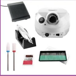 MEGA BEAUTY SHOP? Nagelfrees Wit Incl. 38 Delige Nagelfrees Bit Set.