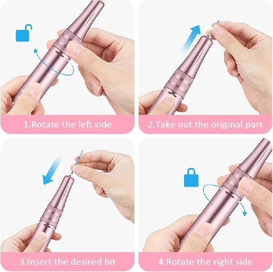 Senignol Portable Elektrische Nagelfrees 35000 RPM Voor Manicure En Pedicure - Image 3