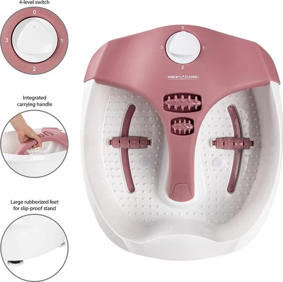 Merkloos Elektrisch Massage Voetenbad - Luxe Voeten Spa - Vibratie En Bubbel - Voetbad Massage - Image 4