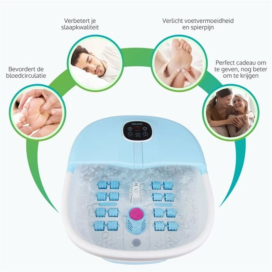 Dreaver MZD-02 Voetenbad - Massage Rollers - Opvouwbaar - 12L - Verwarming Tot 45?C - Black Friday 2022 - Image 2