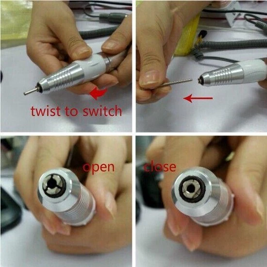 MEGA BEAUTY SHOP? Nagelfrees JD700 35Watt Originele MBS? Zwart - Image 6