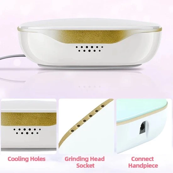 CACCIO? NAILS 2022 Premium Draadloze - Oplaadbare Nagelfrees - Gradient Green - 35000 RPM - Inclusief 4 Bitjes - 2022 Nieuw Model - Draagbaar - Professioneel - Image 10