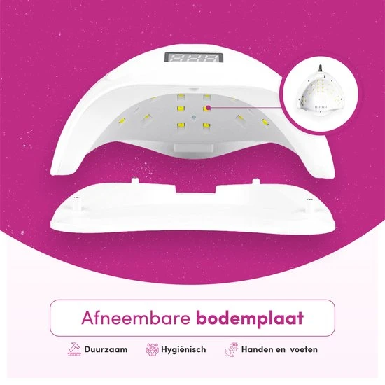 TheBeautyWay Nageldroger - Voor Gelnagels - Geschikt Voor Elke Nagel Gellak - 24 LEDs - Image 3