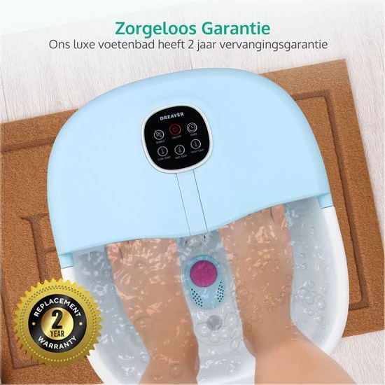 Dreaver MZD-02 Voetenbad - Massage Rollers - Opvouwbaar - 12L - Verwarming Tot 45?C - Black Friday 2022 - Image 3