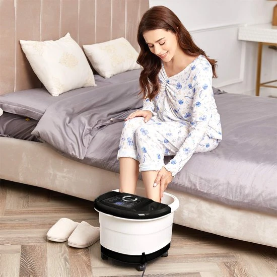 Qualita Qualitá® Elektrisch Voetenbad Zwart – Voetmassage – Voetbad - Image 4