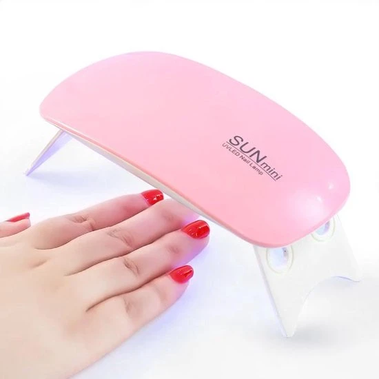 Cheaperito Premium LED Nagellamp I Nagelgellak Droger I Nagel Lamp I Mini Nagellak Droger I Nagellakdroger I USB Nageldroger I UV I 6 Watt I Roze - Image 3
