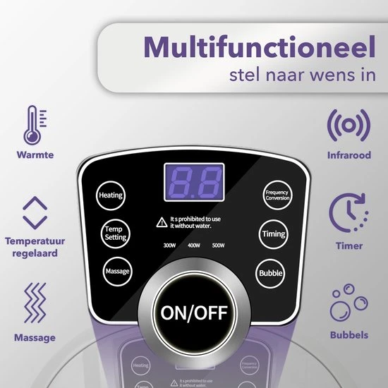 Qualita Qualit?? Voetenbad Grijs - Voetbad - Voetenbad Met Massage - Image 8