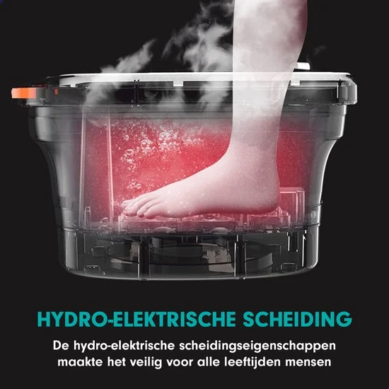 RECURES Voetenbad - Voetmassage Apparaat - Opvouwbaar Bad - Voetbad - Voetenbadje - Voetenbad Met Massage - Black Friday 2022 - Image 6