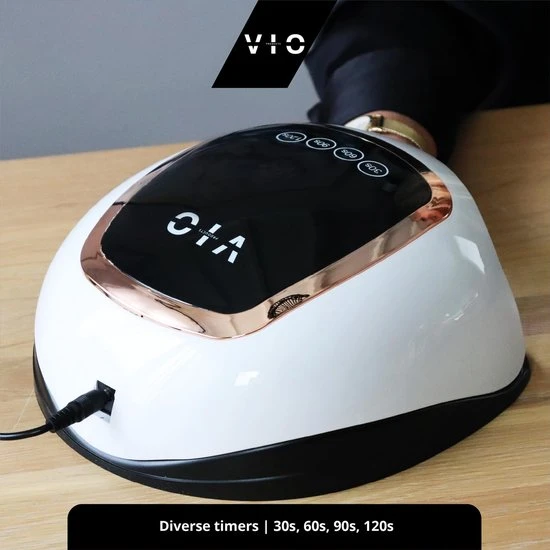 Vio Products VIO V1 Nageldroger Voor Gellak Met 2M Lang Snoer - Manicure En Pedicure - Krachtige 168 Watt UV Lampen - Nagelstudio - Image 2