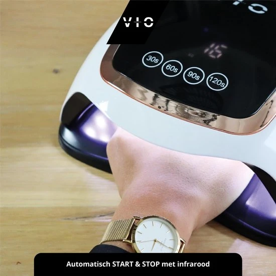 Vio Products VIO V1 Nageldroger Voor Gellak Met 2M Lang Snoer - Manicure En Pedicure - Krachtige 168 Watt UV Lampen - Nagelstudio - Image 6