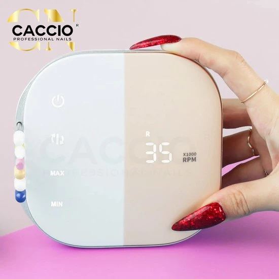 CACCIO? NAILS Victoria Nails Pro 2021 Goud/Roze Premium Electrische Nagelfrees - 35000RPM - Inclusief 4 Bitjes - Manicure /Pedicure Voeten En Handen - Electrische Nagelvijl - Acrylnagels - Gelnagels - Nepnagels - Professioneel - Image 20