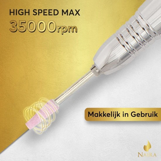 Naera Nagelfrees 35000 RPM - Elektrische Nagelvijl - Manicure En Pedicure - Rose Gold - Image 6