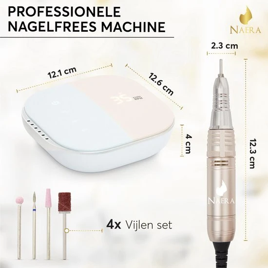 Naera Nagelfrees 35000 RPM - Elektrische Nagelvijl - Manicure En Pedicure - Rose Gold - Image 7