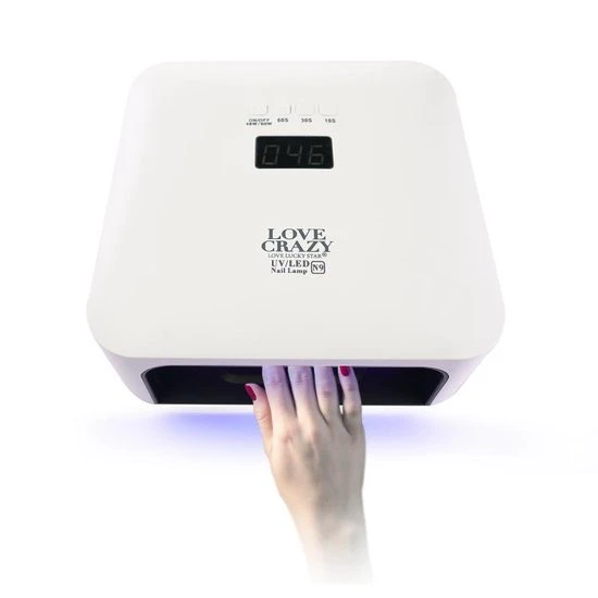 Love Crazy LoveCrazy 60W LED Nageldroger Voor Gelnagels - UV Lamp - Gellak Lamp - Wit - Image 5