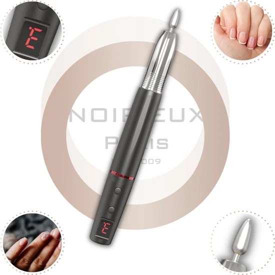 NOIRIEUX? - Elektrische Nagelvijl - 11 Nagelfrees Bitjes - Nagelfrees - DRAADLOOS - Nagelvijl - Nagelvijl Electrisch - Manicure / Pedicure 4 NOIRIEUX? - Elektrische Nagelvijl - 11 Nagelfrees Bitjes - Nagelfrees - DRAADLOOS - Nagelvijl - Nagelvijl Electrisch - Manicure / Pedicure - Image 2