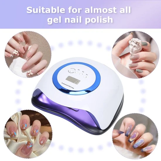 Alizendeh 168W LED UV Nageldroger UV Lamp Gelnagels - LED Lamp Nagels - Gellak Lamp - Nageldroger Met 4 Timer 42 Lichten Witte Met Sensor Nagellak Droger - Image 6