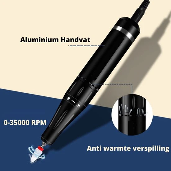 Currero Pedicureset Electrisch - Elektrische Nagelvijl - Pedicureset Professioneel - Nagelfrees - Nagelfrees Elektrische - Voeten - Handen - Image 3