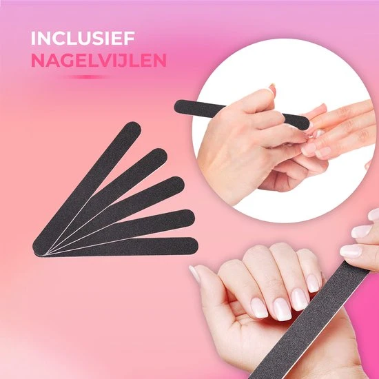 URGOODS Elektrische Nagelvijl - Nagelfrees - Manicure En Pedicure Set - Met Bitjes, Schuurrolletjes En Nagelknipper - Image 7