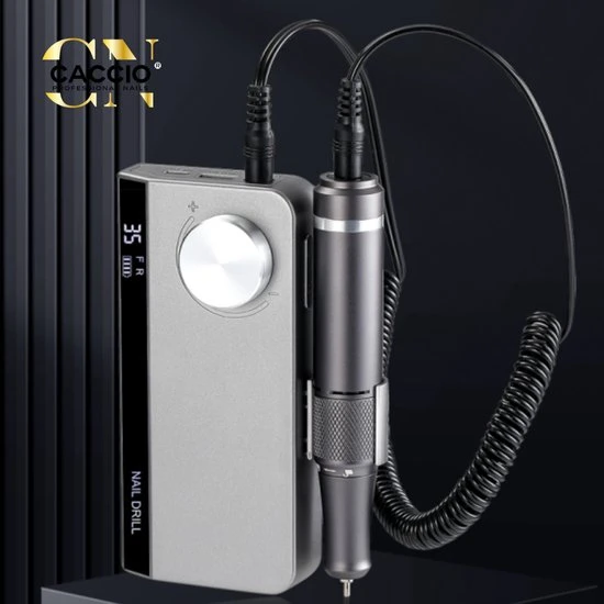 CACCIO? NAILS 2022 Wireless Nagelfrees - 501 Wit Draadloze Nagelfrees - Nagelfrees - Manicure/pedicure Voeten En Handen Acrylnagels-Gelnagels - Nagels - Nail Drill Machine - 35000 RPM - Roze - Inclusief 6 Bitjes - Hoge Kwaliteit - Nagelstudio - Professioneel - Image 5