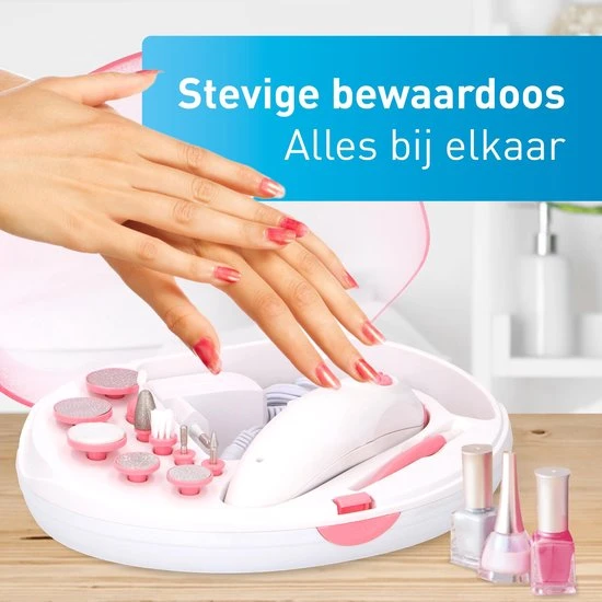 Grundig Manicure- En Pedicureset - Oplaadbaar - Met 11 Accessoires - Mooie Nagels, Zachte Voeten - Image 5