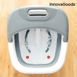 Innovagoods Opvouwbaar Voetenbad - Inklapbaar - Infraroodwarmte - Elektrisch - Trillingsbellen - Bubbels - Voetspa - Pedicure Bad - Voetenspa - Makkelijk Opbergbaar - Ontspanning - 450W