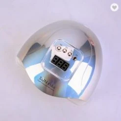 Merkloos 80 Watt UV LED Lamp Nagels - 45 Leds- Nagel - UV- LED Lamp - Zilver - Nagellamp - Nail Dryer - Nagels - Salon - Lamp - Daniqqi- Valentijnsdag