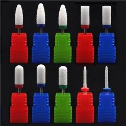 Merkloos Bitjes Nagelfrees - 10 Stuks - Bitjes Set - Bitjes Nagel Frees - Bitjes Nagelfrees Keramisch - Bitjes - Nagelbitjes - Opzetstukken Nagelfrees - Bitjes Nagelvijl - Nagelfrees Bitjes - Keramische Nagelfrees Bitjes - Keramiek Bits - Ceramic Bits