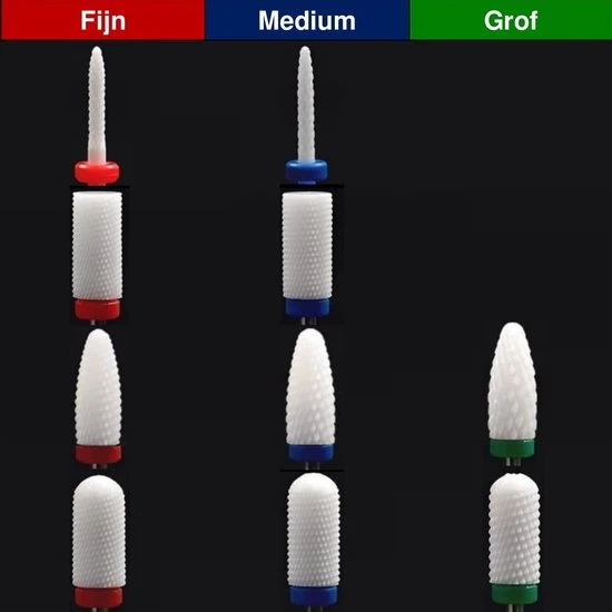 Merkloos Bitjes Nagelfrees - 10 Stuks - Bitjes Set - Bitjes Nagel Frees - Bitjes Nagelfrees Keramisch - Bitjes - Nagelbitjes - Opzetstukken Nagelfrees - Bitjes Nagelvijl - Nagelfrees Bitjes - Keramische Nagelfrees Bitjes - Keramiek Bits - Ceramic Bits - Image 5