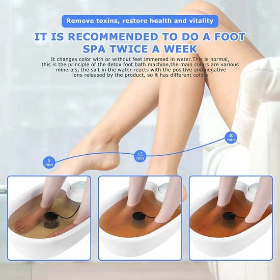 Merkloos Elektrisch Massage Voetenbad - Luxe Voeten Spa - Vibratie En Bubbel - Voetbad Massage - Image 3