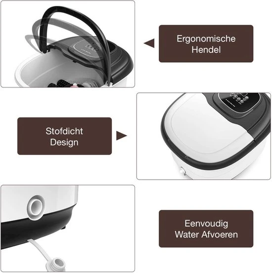 Bluemay Voetenbad - Massageapparaat - Voetmassage - Voetbad - Voetenbad Met Massage - Image 8