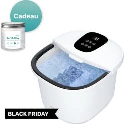 Soft & Silky - Elektrisch Massage Voetenbad - Bubbels - Verwarmd - Infrarood - 12L - Voetmassage - Voetbad - Voetroller - Voetenbad Met Massage - Eeltverwijderaar