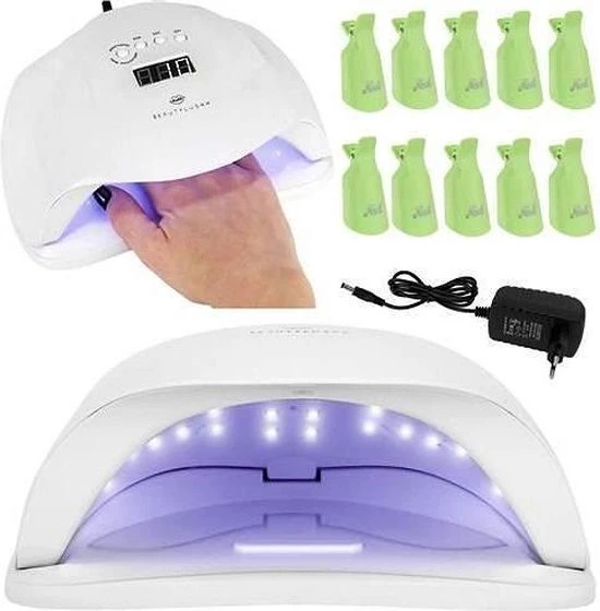 Beautylushh UV Nagellamp 36 DUALLED 48W Incl. 10 Gratis Nagelclips - Image 2