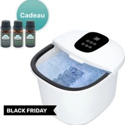 Soft & Silky - Etherisch Massage Voetenbad - Bubbel - Verwarmd - Infrarood - Voetmassage - Voetbad - Voetroller